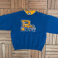 Pitt Panthers Stitched Graphic Crewneck | Size X-Large | Vintage 1990s Starter College Blue Sweater |