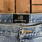 Mecca Blue Denim Carpenter Jeans | Size 38 x 30 | Vintage 2000s Branded Workwear Blue Jeans |