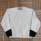 Chicago White Sox Stitched Graphic Windbreaker | Size X-Large | Vintage 1990s MLB Baseball Grey Jacket |