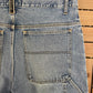 Mecca Blue Denim Carpenter Jeans | Size 38 x 30 | Vintage 2000s Branded Workwear Blue Jeans |