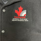 Canada National Curling Team 2005 Graphic Jacket | Size Small | Vintage 2000s Varsity Black Jacket |