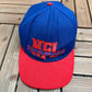 New York Giants Graphic Hat | Snap Back | Vintage 1990s NFL Football Blue Cap |