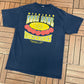 Michigan Wolverines Rose Bowl 1998 Graphic Tee | Size X-Large | Vintage 1990s College Football Blue T-Shirt |