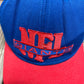 New York Giants Graphic Hat | Snap Back | Vintage 1990s NFL Football Blue Cap |