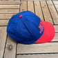 New York Giants Graphic Hat | Snap Back | Vintage 1990s NFL Football Blue Cap |