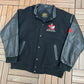 Canada National Curling Team 2005 Graphic Jacket | Size Small | Vintage 2000s Varsity Black Jacket |