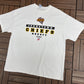 Johnstown Chiefs Hockey Graphic Tee | Size X-Large | Vintage 2000s ECHL Hockey White T-Shirt |