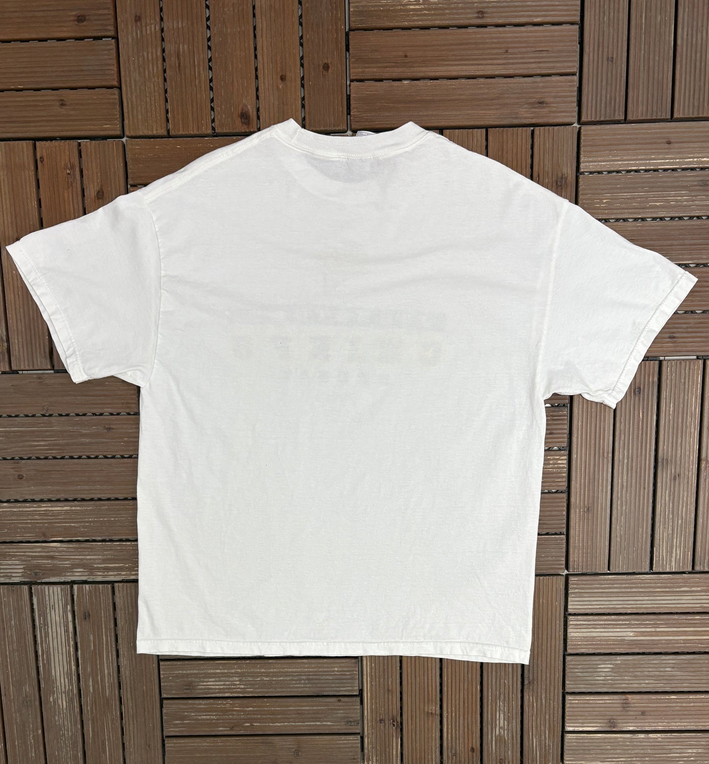 Johnstown Chiefs Hockey Graphic Tee | Size X-Large | Vintage 2000s ECHL Hockey White T-Shirt |