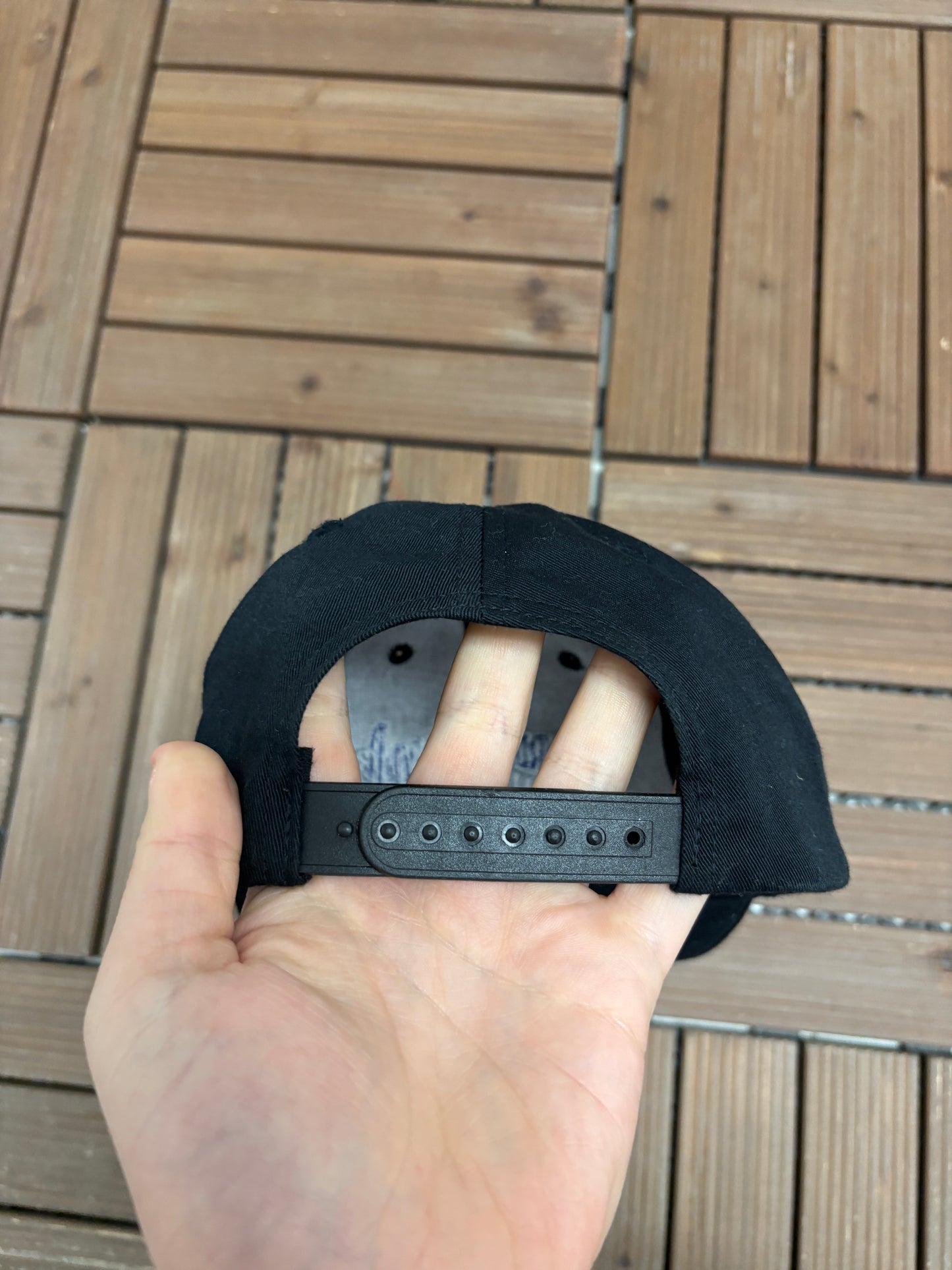 Lynyrd Skynyrd Graphic Hat | Snap Back | Vintage 1990s Rock Band Black Cap |