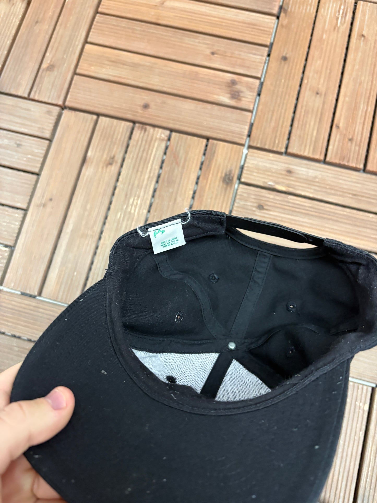 Lynyrd Skynyrd Graphic Hat | Snap Back | Vintage 1990s Rock Band Black Cap |