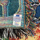 Pittsburgh Steelers Woven Throw Blanket | 54" x 42" | Vintage 1990s NFL Football Tapestry |