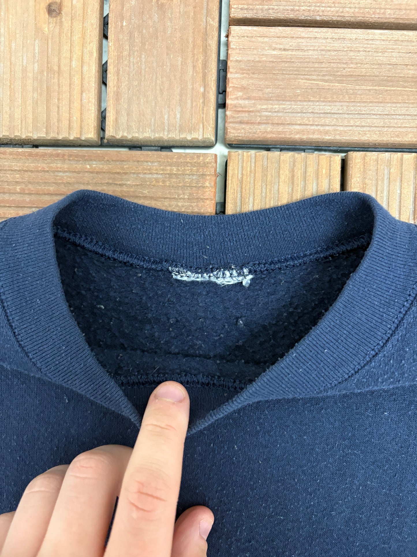 Tennessee Titans Embroidered Graphic Crewneck | Size Medium | Vintage 1990s NFL Football Blue Sweater |