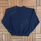 Tennessee Titans Embroidered Graphic Crewneck | Size Medium | Vintage 1990s NFL Football Blue Sweater |