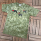 Buffalo Billie's Wild West Artwear Graphic Tee | Size Medium | Vintage 1980s Animal Green T-Shirt |
