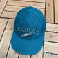 Philadelphia Eagles Stitched Graphic Hat | Snap Back | Vintage 1990s NFL Football Green Cap |