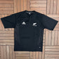 New Zealand National Rugby Jersey | Size X-Large | Vintage 2000s Rugby Black T-Shirt |