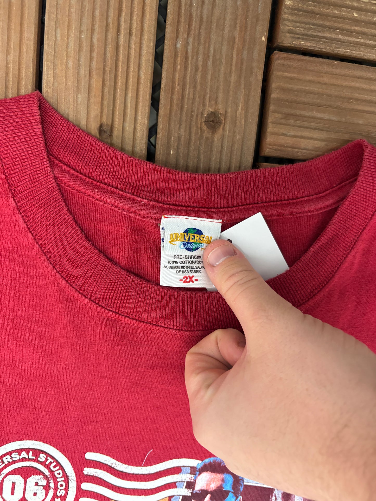 Men in Black Wish You Were Here... Graphic Tee | Size XX-Large | Vintage 2000s Promotional Red T-Shirt |