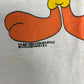 Tweety Bird Graphic Tee | Size Large | Vintage 1990s Looney Tunes Cartoon White T-Shirt |