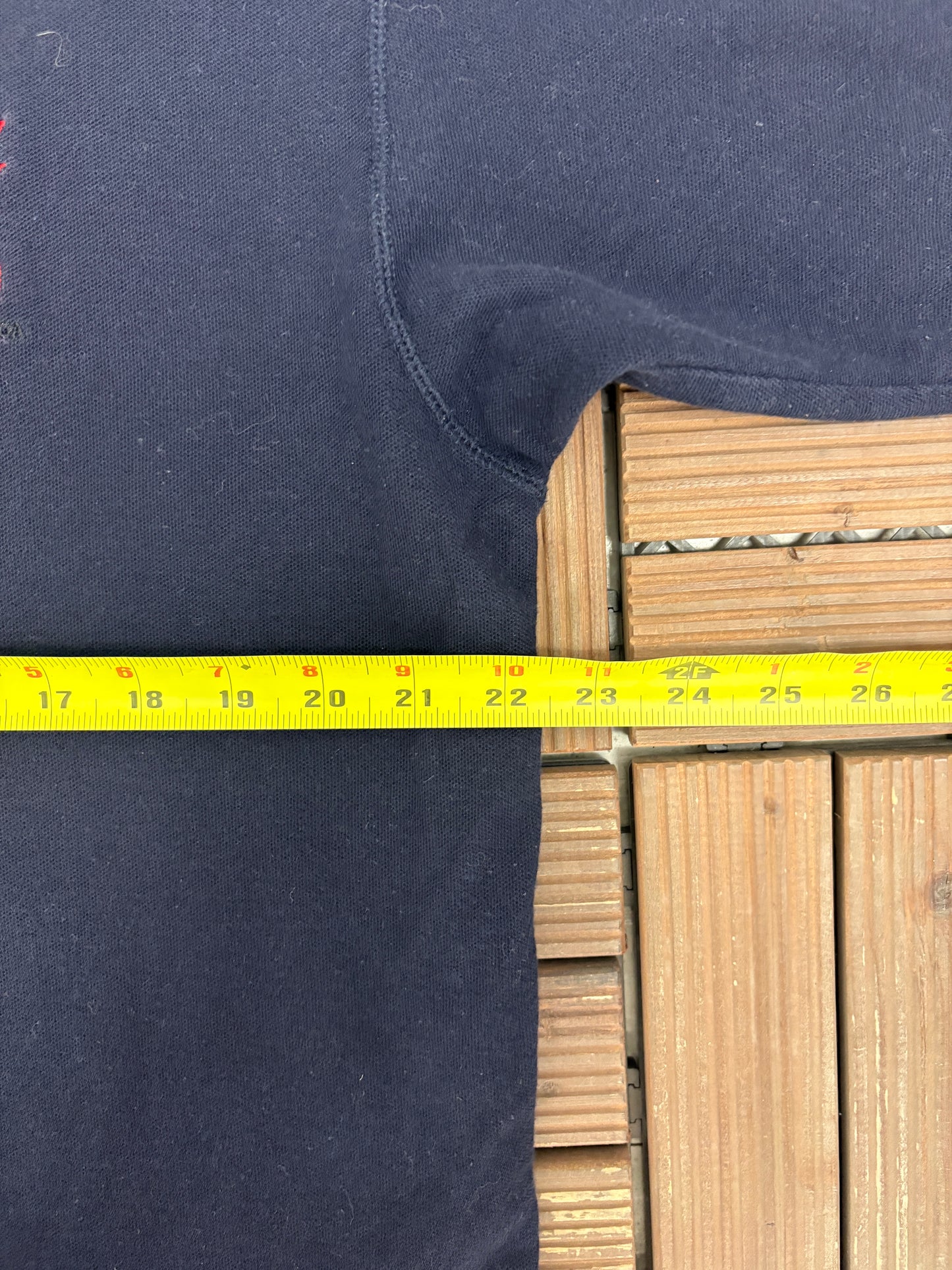 Canada Olympic Team Embroidered Graphic Tee | Size Large | Vintage 2000s Blue Collared T-Shirt |