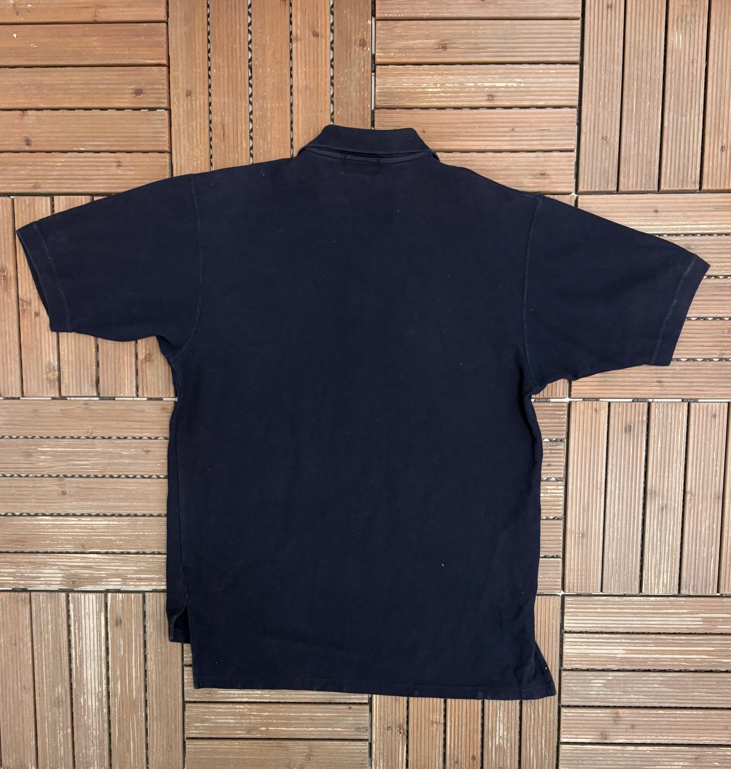 Canada Olympic Team Embroidered Graphic Tee | Size Large | Vintage 2000s Blue Collared T-Shirt |