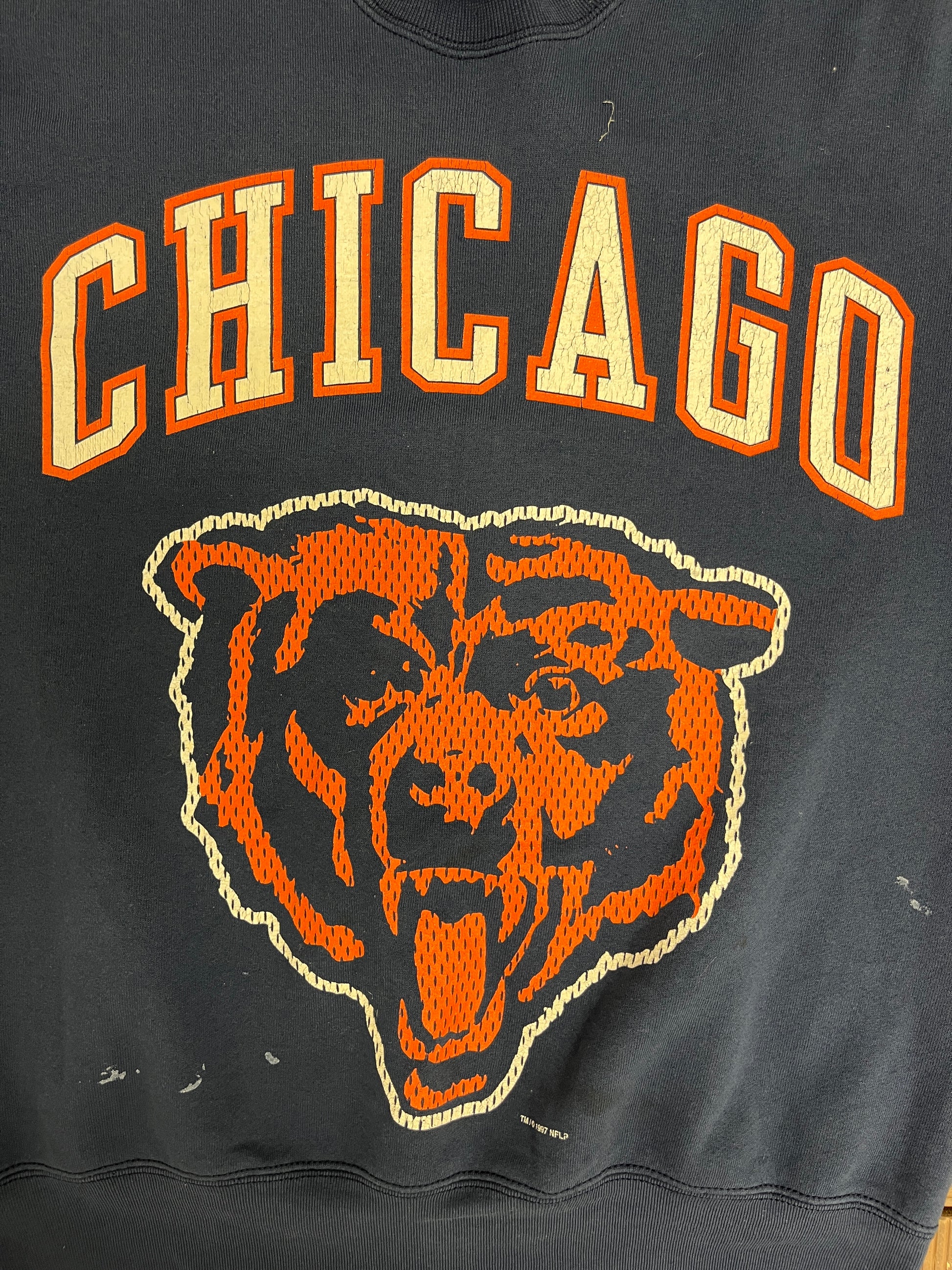 Vintage 90s Chicago Bears Sweatshirt Chicago Bears Crewneck 