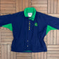 Notre Dame Fighting Irish Graphic Jacket | Size Large | Vintage 1990s College Blue Jacket |