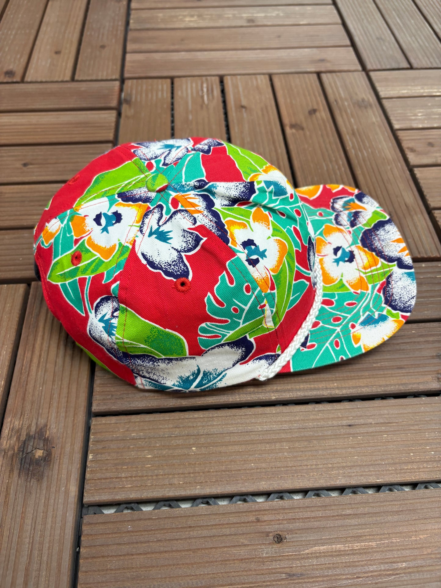 Anderson Equipment Company Rupp Graphic Hat | Snap Back | Vintage 1990s Promotional Red Cap |