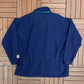 Notre Dame Fighting Irish Graphic Jacket | Size Large | Vintage 1990s College Blue Jacket |