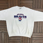 Atlanta Braves Graphic Crewneck | Size XX-Large | Vintage 2000s MLB Baseball White Sweater |