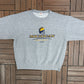 Michigan Wolverines Football 107,501 Graphic Crewneck | Size XX-Large | Vintage 1990s College Grey Crewneck |