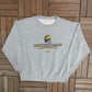 Michigan Wolverines Football 107,501 Graphic Crewneck | Size XX-Large | Vintage 1990s College Grey Crewneck |