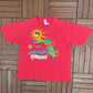 EAA Fly-In Sun N' Fun Graphic Tee | Size X-Large | Vintage 1990s Promotional Red T-Shirt |