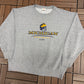 Michigan Wolverines Football 107,501 Graphic Crewneck | Size XX-Large | Vintage 1990s College Grey Crewneck |