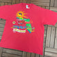 EAA Fly-In Sun N' Fun Graphic Tee | Size X-Large | Vintage 1990s Promotional Red T-Shirt |