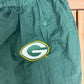 Green Bay Packers Graphic Track Pants | Size Medium | Vintage 1990s NFL Football Track Pants |