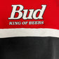 Bud King Of Beers NASCAR Graphic Crewneck | Size X-Large | Vintage 2000s NASCAR Racing Red Sweater |