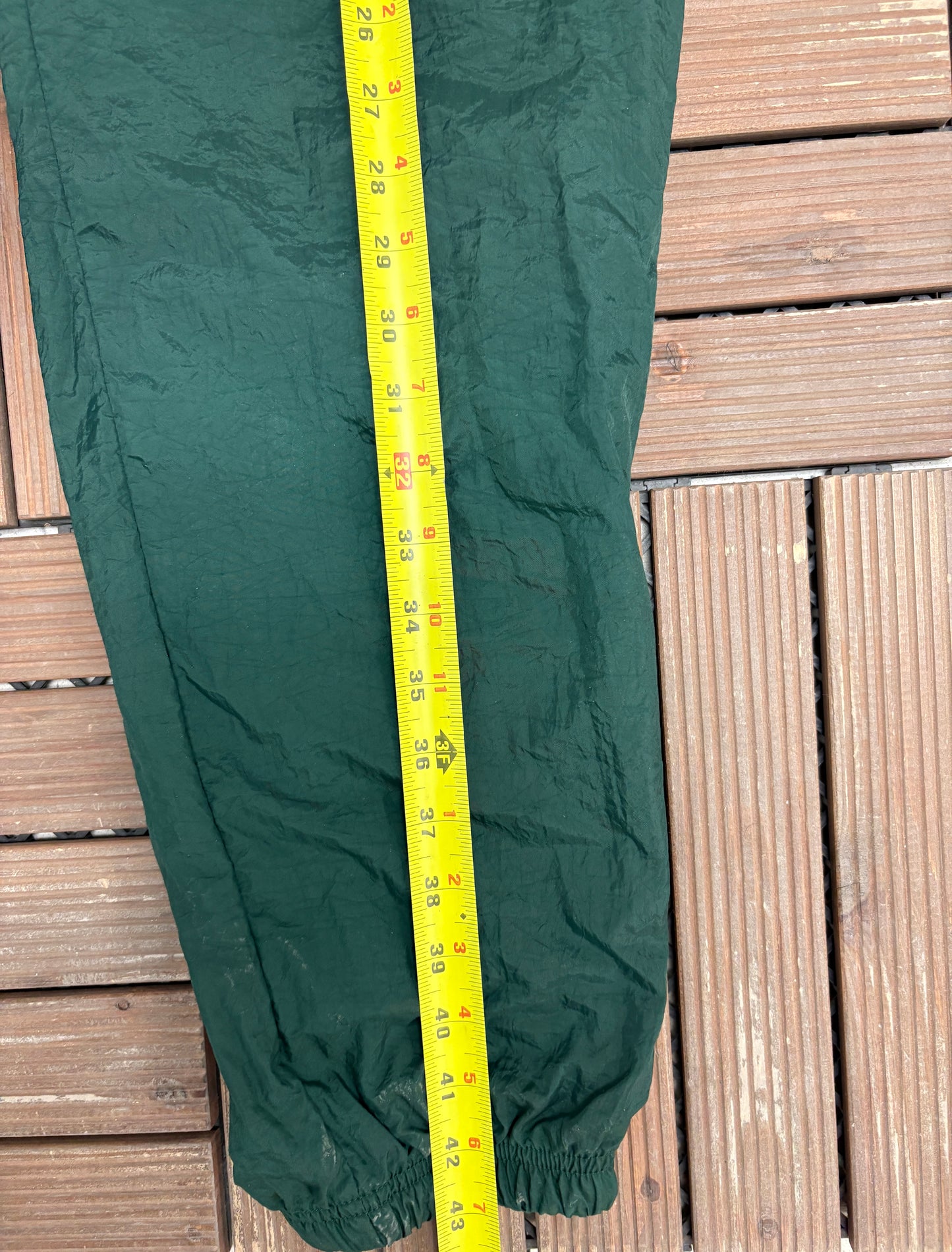 Green Bay Packers Graphic Track Pants | Size Medium | Vintage 1990s NFL Football Track Pants |