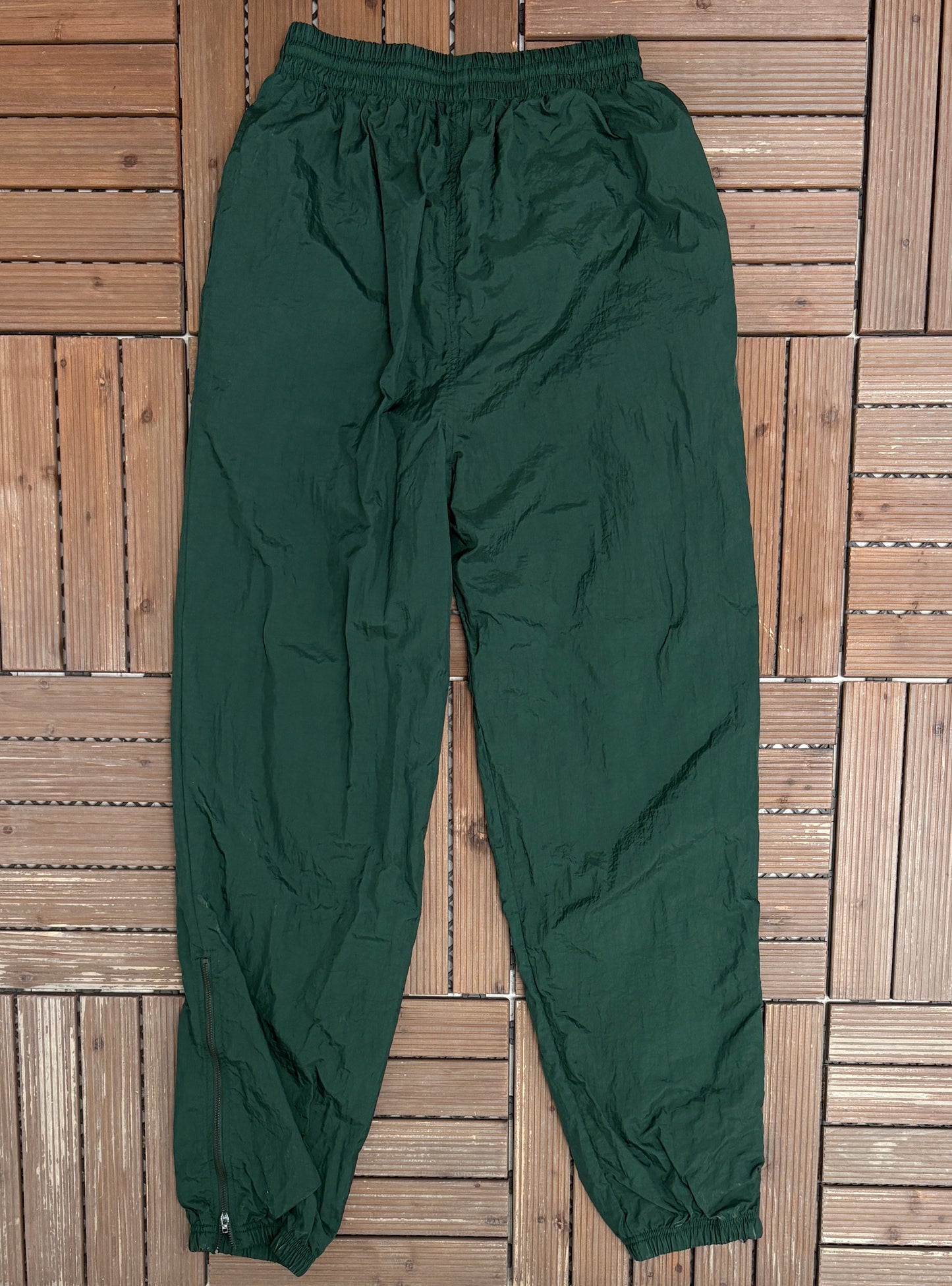 Green Bay Packers Graphic Track Pants | Size Medium | Vintage 1990s NFL Football Track Pants |