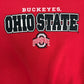 Ohio State Buckeyes Stitched Graphic Crewneck | Size X-Large | Vintage 1990s College Red Sweater |