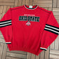 Ohio State Buckeyes Stitched Graphic Crewneck | Size X-Large | Vintage 1990s College Red Sweater |