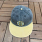 Boston Bruins Embroidered Graphic Hat | Size Large | Vintage 1990s NHL Hockey Grey Cap |