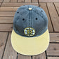 Boston Bruins Embroidered Graphic Hat | Size Large | Vintage 1990s NHL Hockey Grey Cap |