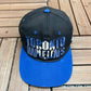 Toronto Maple Leafs Embroidered Graphic Hat | Metal Clasp | Vintage 1990s NHL Hockey Black Cap |