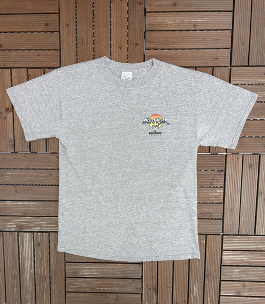 Hard Rock Cafe Skydome Toronto Graphic Tee | Size Large | Vintage 1990s Collectors Grey T-Shirt |