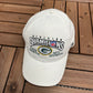 Green Bay Packers 2003 NFC North Champions Graphic Hat | Strap Back | Vintage 2000s NFL Football White Cap |