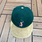 Waves Golf Collection Graphic Hat | Metal Clasp | Vintage 1990s Golf Green Cap |