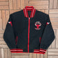 Chicago Bulls Champions Reversible Jacket | Size X-Large | Vintage 2000s NBA Basketball Black Jacket |