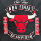 Chicago Bulls Champions Reversible Jacket | Size X-Large | Vintage 2000s NBA Basketball Black Jacket |