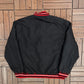 Chicago Bulls Champions Reversible Jacket | Size X-Large | Vintage 2000s NBA Basketball Black Jacket |