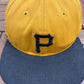 Pittsburgh Pirates Embroidered Hat | Size 7 1/4 | Vintage 1990s MLB Baseball Yellow Cap |